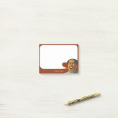 毛のポスト・イットを笑わせる悪 ポストイット (デスク上)