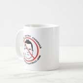 毛のマグのない人 コーヒーマグカップ (正面左)