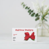 毛の弓名刺 名刺 (スタンド正面)