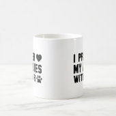 毛の生えたベビーが好い コーヒーマグカップ (中央)