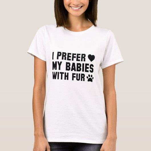 毛の生えたベビーが好い Tシャツ (正面)