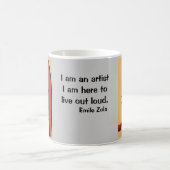 毛の芸術 コーヒーマグカップ (中央)