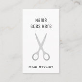 "毛のStylistBusiness必要な"カード 名刺 (正面)