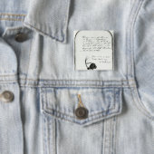 毛は皇帝ナポレオンの頭部から切れました 缶バッジ (インサイチュ)