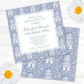 毛むくじゃらの犬の誕生日パーティペットウェルカム 招待状