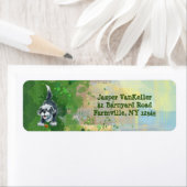 毛むくじゃらの羊犬文房具 ラベル (インサイチュ)