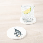 毛むくじゃらの羊犬 コースター (側面)