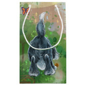 毛むくじゃらの羊犬 スモールペーパーバッグ (裏面)