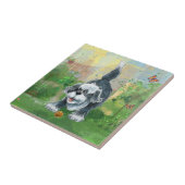 毛むくじゃらの羊犬 タイル (側面)