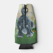 毛むくじゃらの羊犬 ボトルクーラー (裏面)