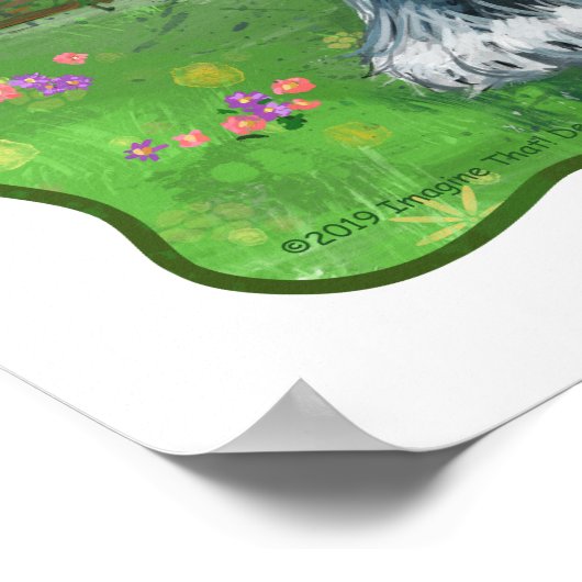 毛むくじゃらの羊犬 ポスター (角)