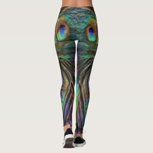 毛むくじゃらの蛾 レギンス (裏面)