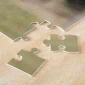 毛むくじゃらの高原牛 ジグソーパズル (側面)