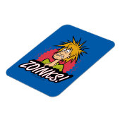 毛むくじゃらの「ゾインクス！」 グラフィック マグネット (左側)