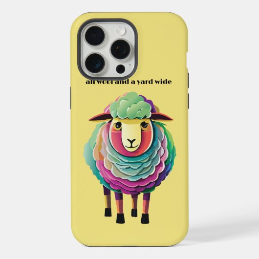 毛も庭も全部広い iPhoneケース (裏面)