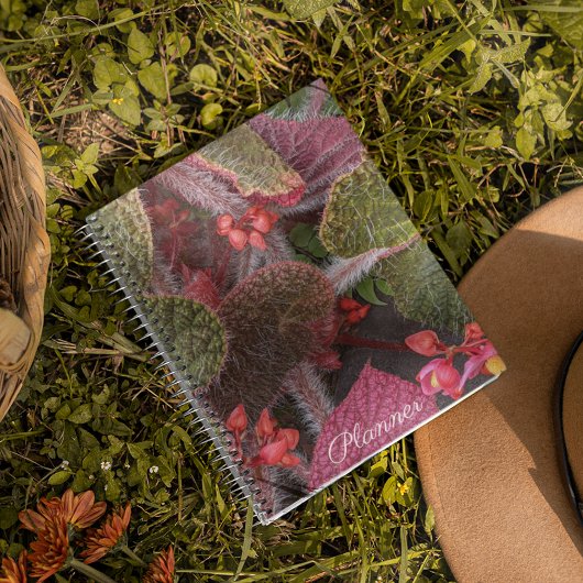 毛カラフル毛ベゴニアフローラ プランナー手帳