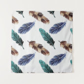 毛カラフル部質感 タペストリー (正面(横))