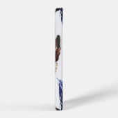 毛カラフル部質感 iPhoneケース (右側面)