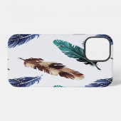 毛カラフル部質感 iPhoneケース (裏面横)