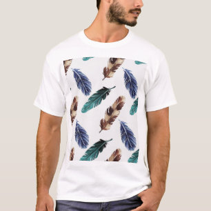 毛カラフル部質感 Tシャツ