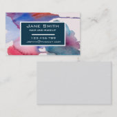 毛スタイリッシュ毛及びメイクアップ水彩フローラ業 名刺 (正面/裏面)