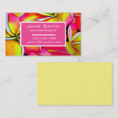 毛スタイリッシュ毛及びメイクアップ水彩フローラ業 名刺 (正面/裏面)