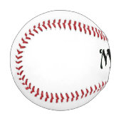 毛上白番野球 野球ボール (正面左)