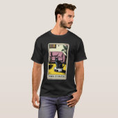毛並みの輪のタロットカード 猫 ロボット掃除機 クリーン Tシャツ (正面フル)