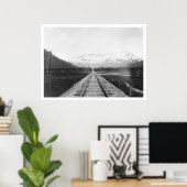 毛内半島鉄道線路1918年 ポスター (ホームオフィス)