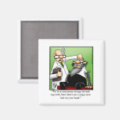 毛再成長おもしろいユーモア磁石贈与 マグネット (正面/裏面)