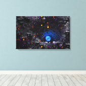 毛包 キャンバスプリント (インサイチュ (ウッドフロア))