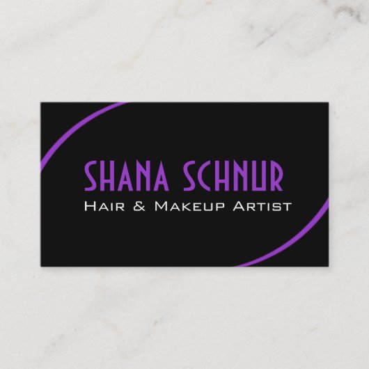 毛及び化粧の名刺 名刺 (正面)