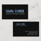 毛及び化粧の名刺 名刺 (正面/裏面)