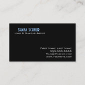 毛及び化粧の名刺 名刺 (裏面)