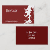 毛及び美しい1 名刺 (正面/裏面)