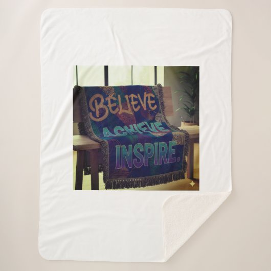 「毛布で家の使用とギフト」 シェルパブランケット (正面)