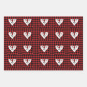 毛布に包んだ豚の紙 ラッピングペーパーシート (正面2)