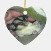 毛布に眠る砂糖滑空機 セラミックオーナメント (裏面)