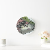 毛布に眠る砂糖滑空機 ラウンド壁時計 (ホーム)