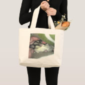 毛布に眠る砂糖滑空機 ラージトートバッグ (正面(商品))