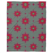 毛布のかわいいシームレス中継フローラデザイン