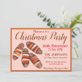 毛布のイギリス豚クリスマスパーティーDo 招待状 (スタンド正面)