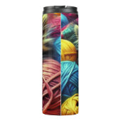 毛布の下で寝るかわいい子パーソナライズされた猫 タンブラー (裏面)