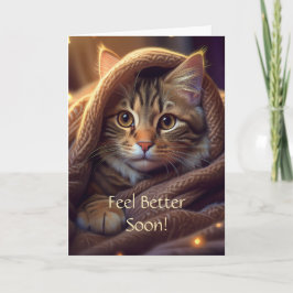 毛布の子猫は良いカードを得る カード