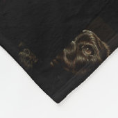 毛布の憂うつのスケッチ フリースブランケット (角)