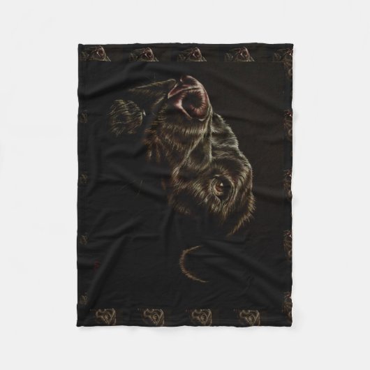 毛布の憂うつのスケッチ フリースブランケット (正面)