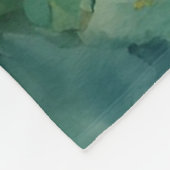 毛布の熱帯離れの植物ヤシの木 フリースブランケット (角)