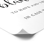 毛布の看板を結婚掲げる ポスター (角)