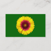 毛布の花 – 緑 名刺 (裏面)