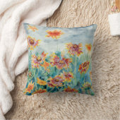 「毛布の花」装飾用クッション クッション (ブランケット)